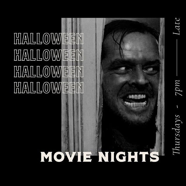 It's Kitty Warren's favorite time of the year 🖤🧡 No better way to prepare for halloween than by drinking some cocktails while watching iconic halloween classics. The ghost of Kitty Warren may even stop by for a night cap 👻 ✨What you need to know✨
🔮&nbsp;Films start at 7pm
🔮&nbsp;October 10th, 17th, and 31st
🔮&nbsp;Multiple movies each evening
🔮&nbsp;We're changing up movie nights a little bit since last year! Movies will be playing in the background with audio but socializing and mingling is encouraged. Couches will not be moved for viewing so people can still get their party on.
Check out our Facebook event for more details☝️